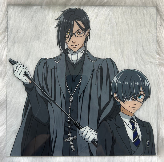 Sebastian & Ciel - Black Butler Public School Arc Glass Painting