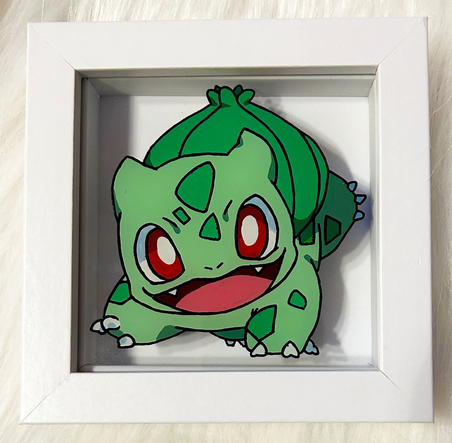 Bulbasaur Pokemon Glass Painting