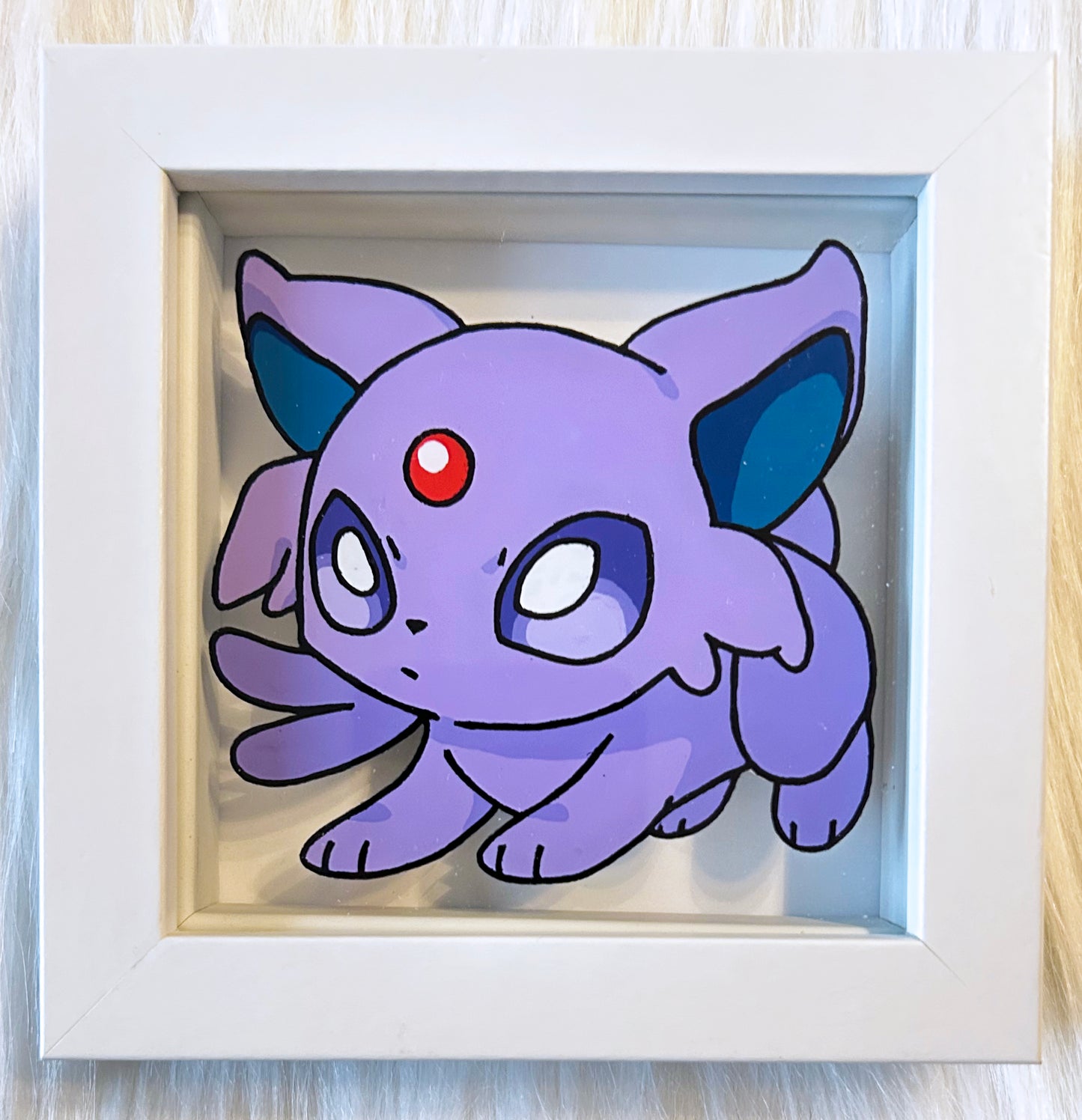 Espeon Pokemon Glass Painting