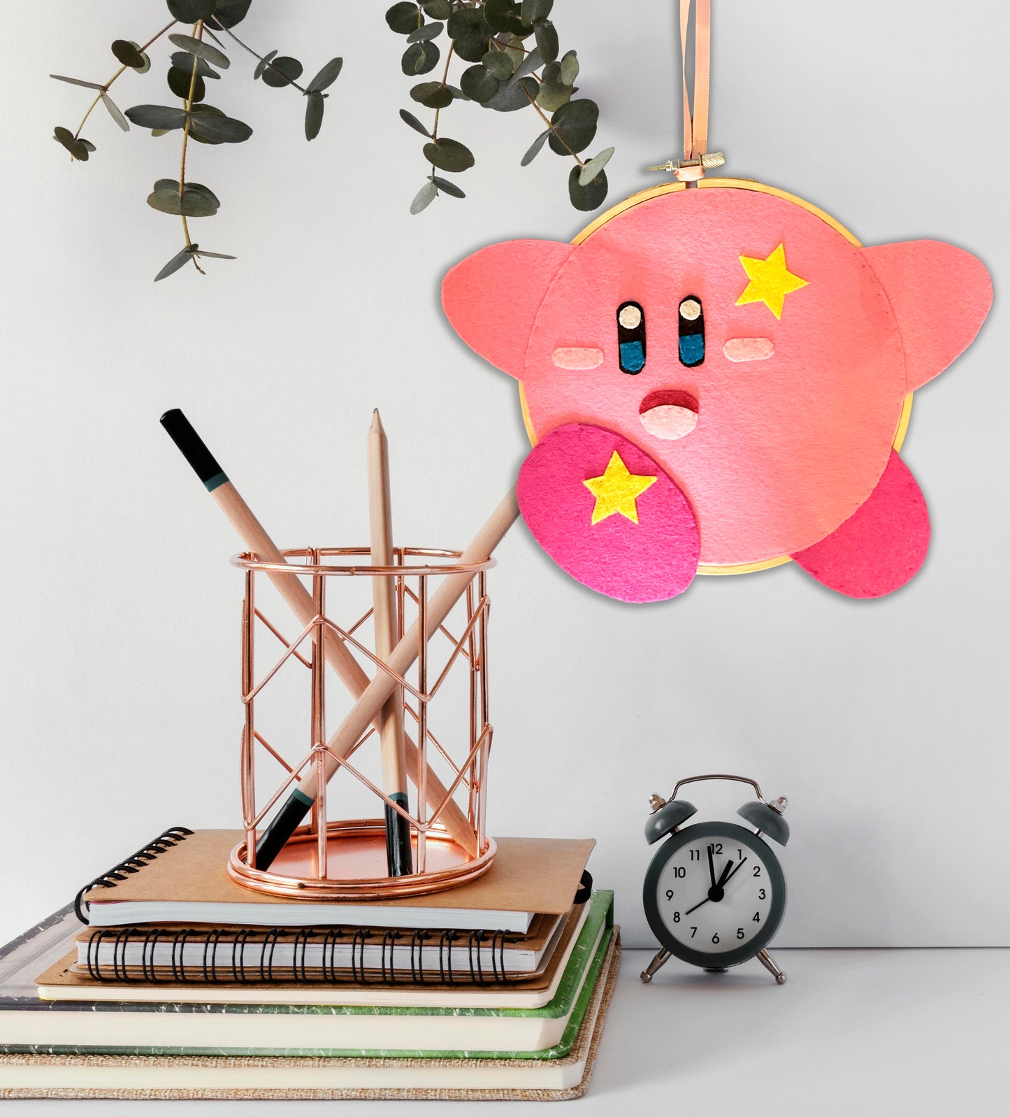 Kirby Felt Embroidery Hoop