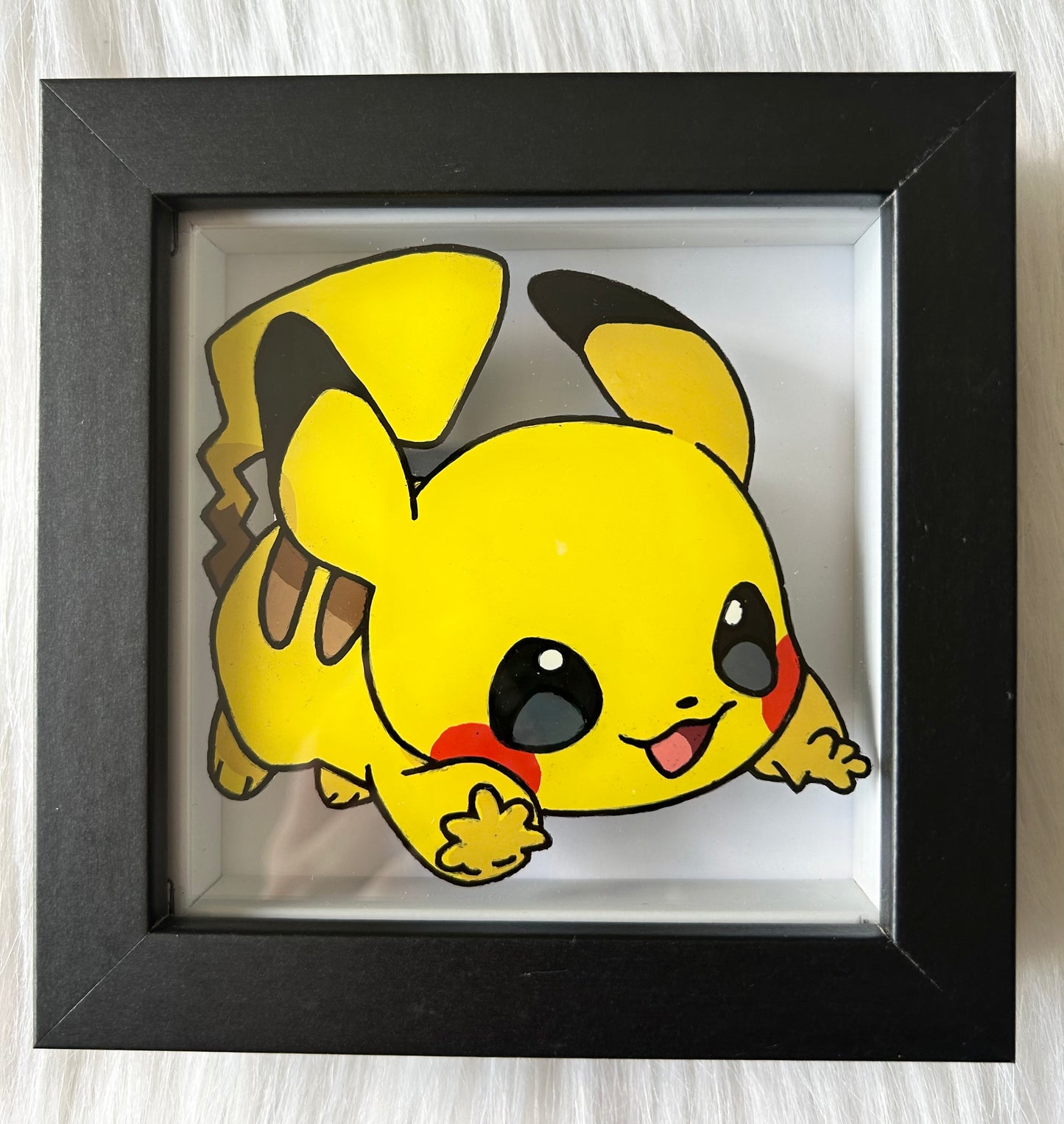 Pikachu Pokemon Glass Painting