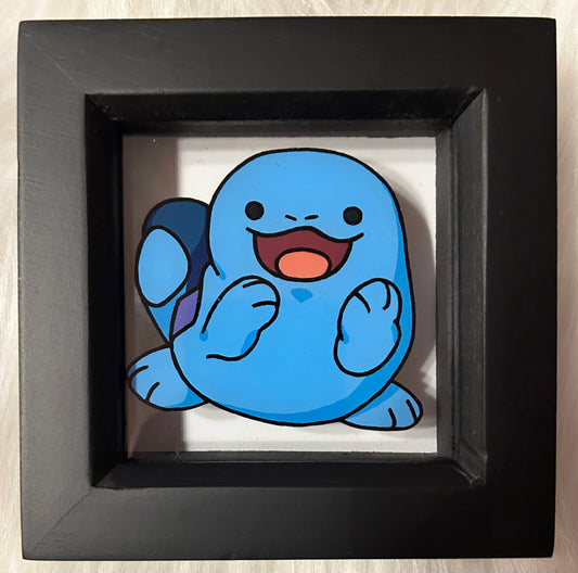 Quagsire Pokemon Glass Painting