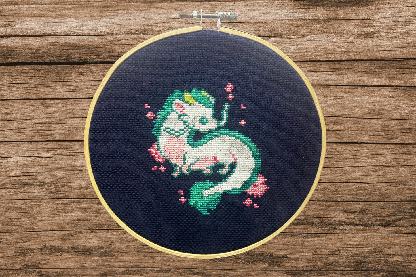 Spirited Away Haku Cross Stitch