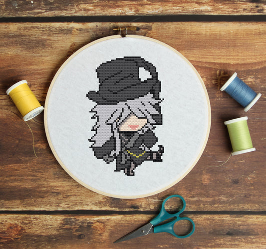 The Undertaker from Black Butler Cross Stitch Pattern