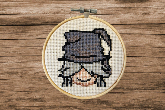 The Undertaker Small Cross Stitch Hoop