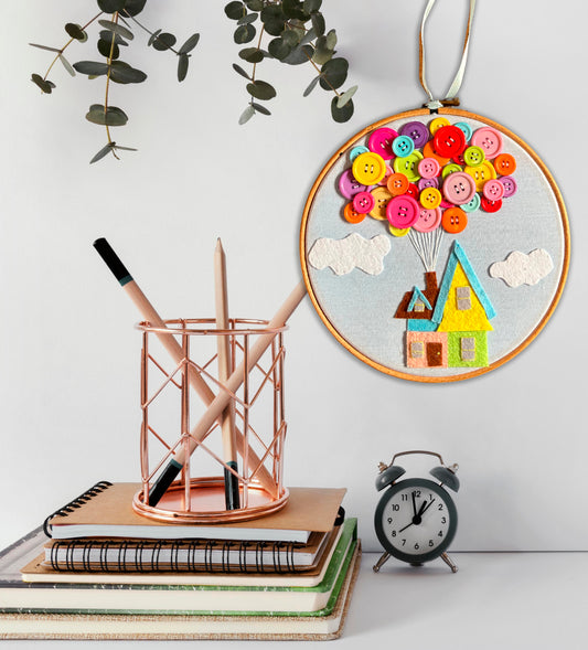 Up Felt Embroidery Hoop