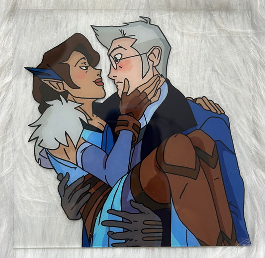 Critical Role - Vex and Percy Glass Painting