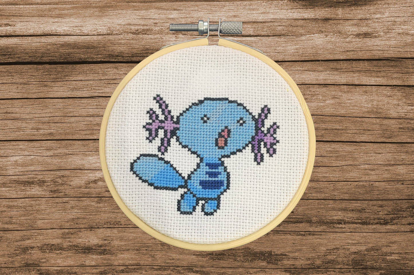 Wooper Small Cross Stitch Hoop