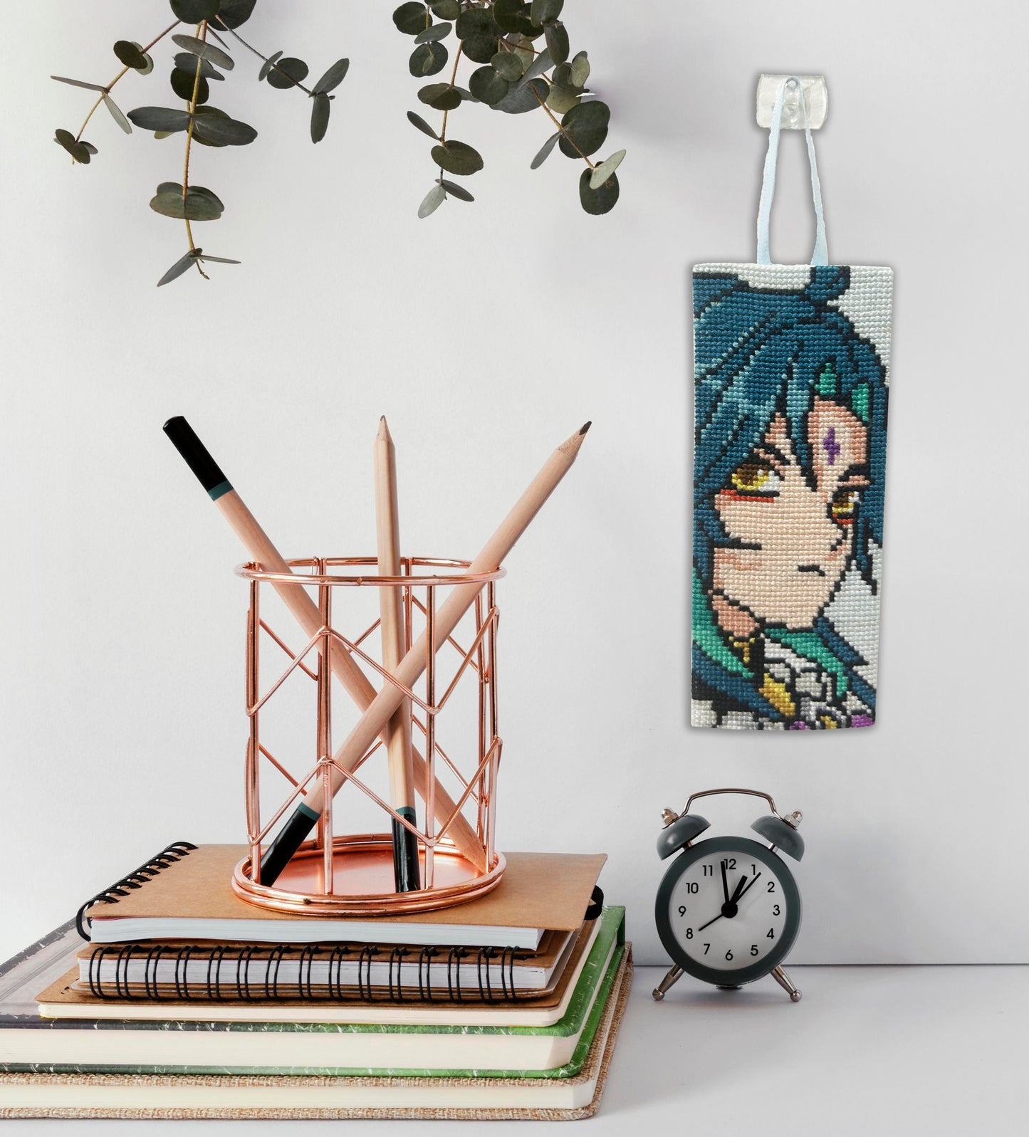 Xiao Cross Stitched Bookmark / Wall Hanging