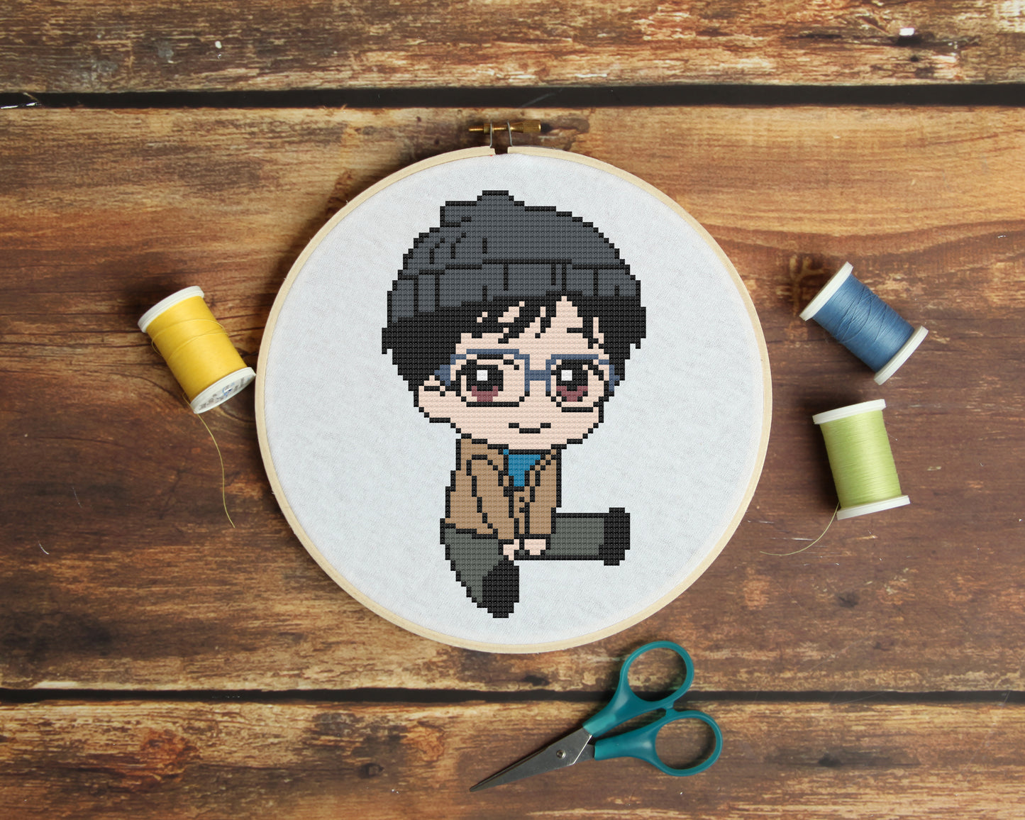 Yuri Katsuki from Yuri On Ice Cross Stitch Pattern