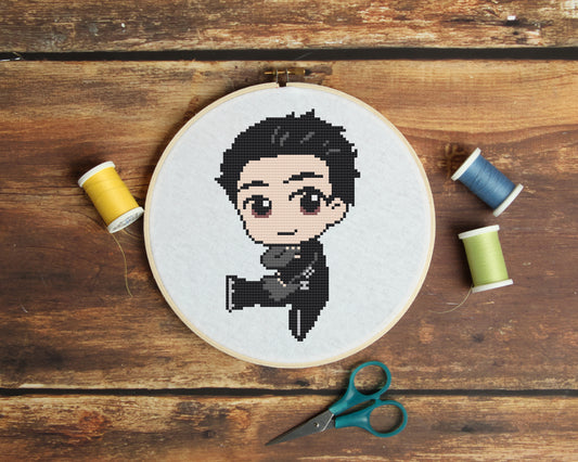 Yuri Katsuki from Yuri On Ice Cross Stitch Pattern