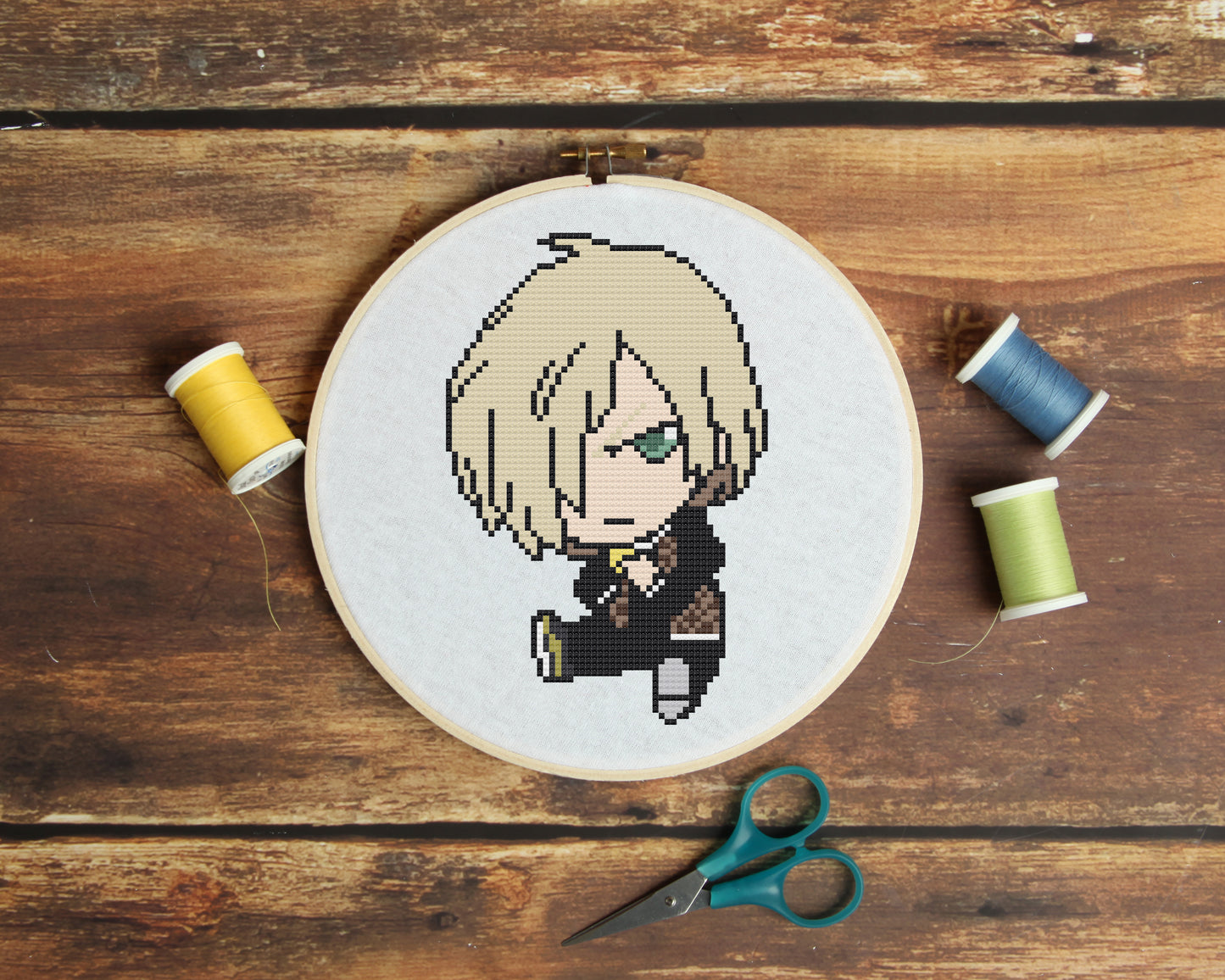 Yurio Plisetsky from Yuri On Ice Cross Stitch Pattern